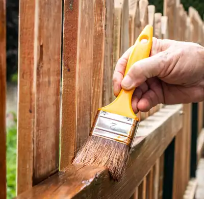 Fence Staining